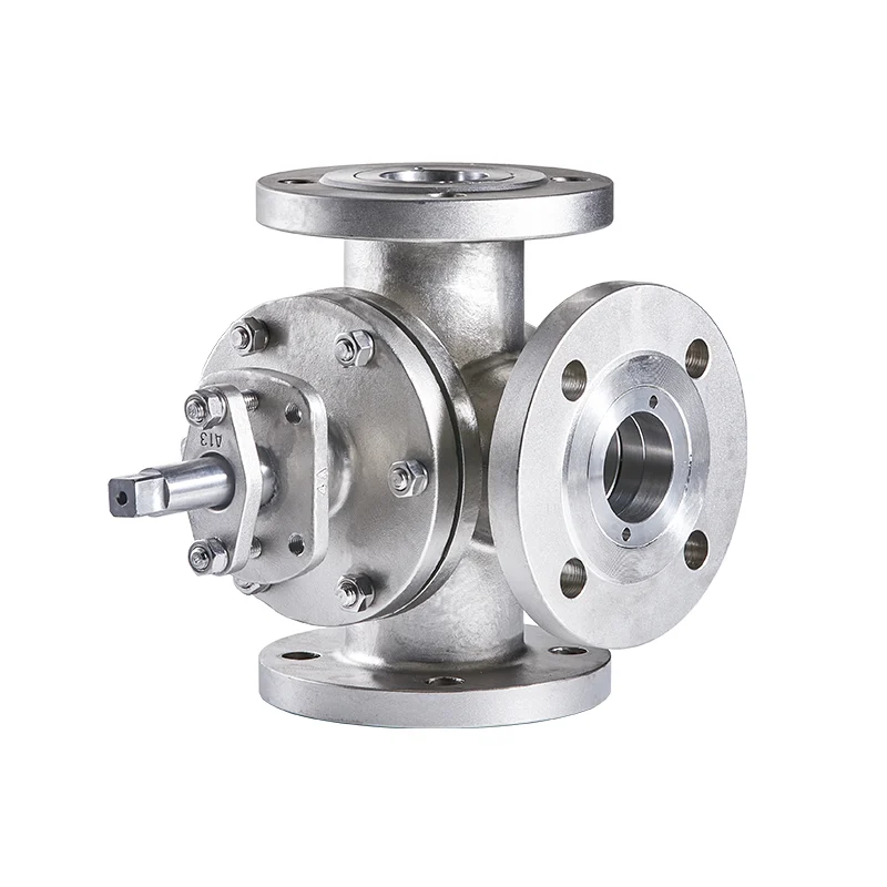 4A National Standard Three-Way Ball Valve