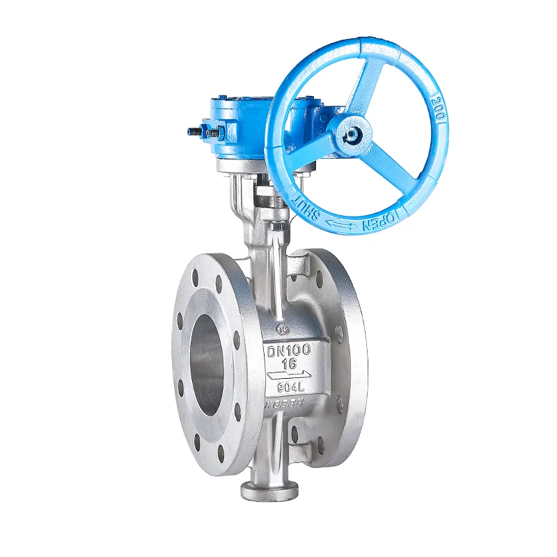904L National Standard Flange Butterfly Valve