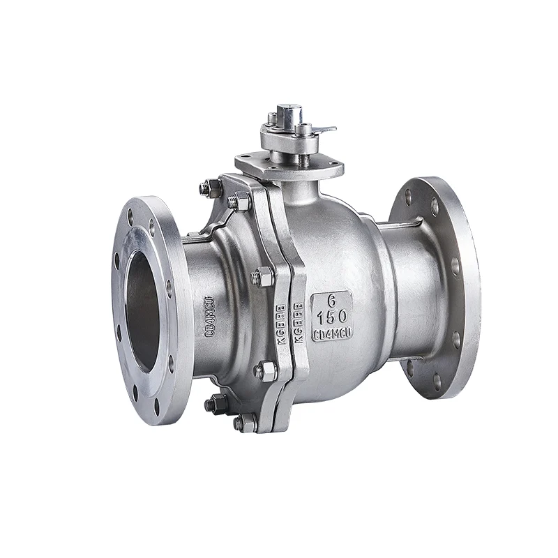CD4MCU American Standard Flange Ball Valve