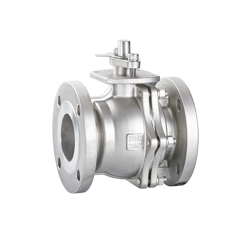 CD4MCU American Standard Flange Ball Valve