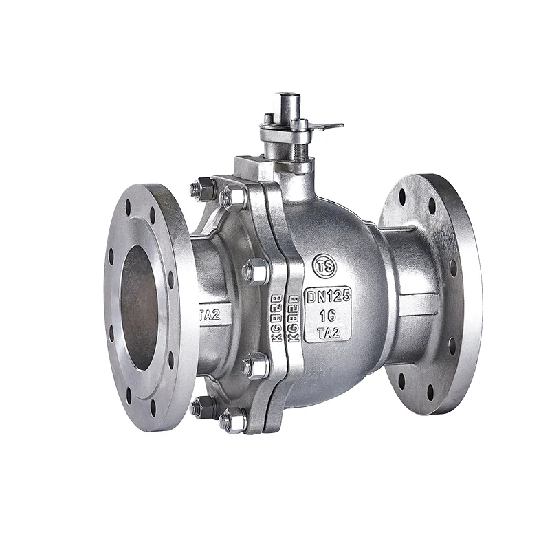 TA2 National Standard Flange Ball Valve